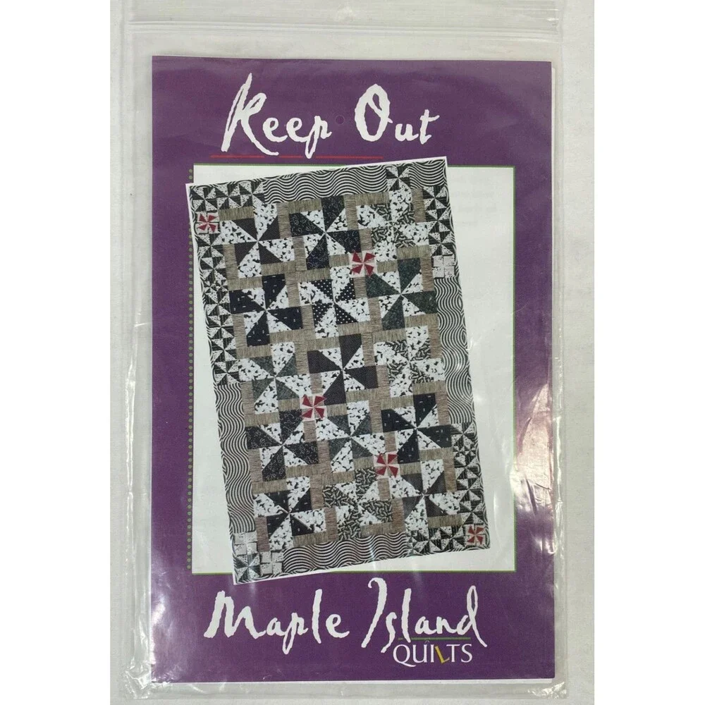 Quilt pattern: Maple Island Quilts - Keep Out 1998, New